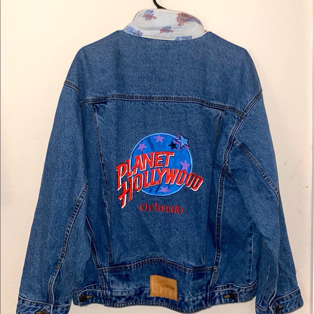 Authentic Planet Hollywood Orlando Denim Jacket!